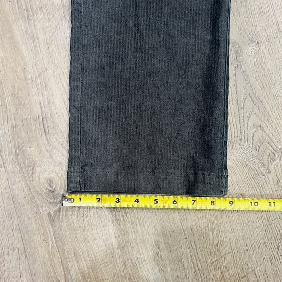 Riders by Lee Women's Gray Herringbone Trousers Pants Size 16 Stretch pinstripes - Picture 5 of 13